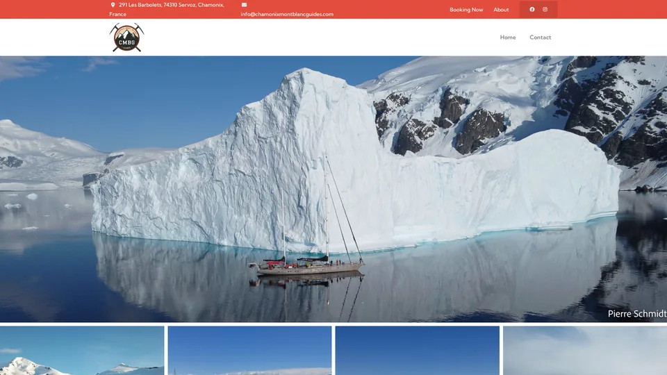 Screenshot of skiandsailantarctica.com