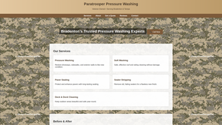 Thumbnail of paratrooperpressurewashing.com