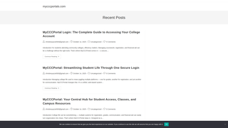 Thumbnail of mycccportals.com