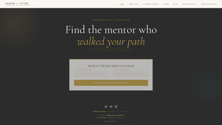Screenshot of seekerofstory.com