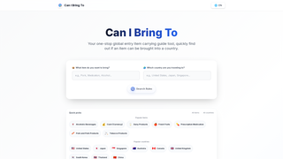 Thumbnail of canibringto.com