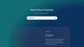 Thumbnail of northshorepeptides.com