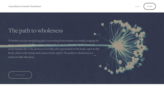 Screenshot of thepathtowholeness.com