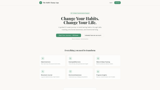 Screenshot of thehabitchangeapp.com