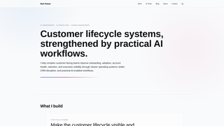 Screenshot of mattrabah.com