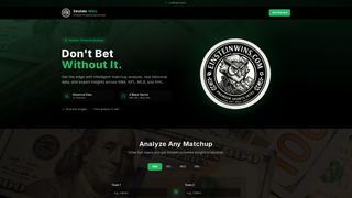 Screenshot of einsteinwins.com