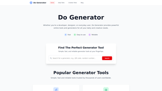Thumbnail of dogenerator.com