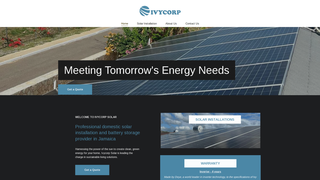 Thumbnail of ivycorpsolar.com