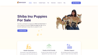 Thumbnail of shibainupeakhaven.com