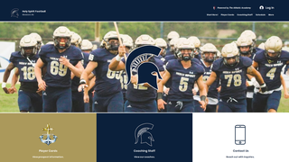 Screenshot of holyspiritfootball.com