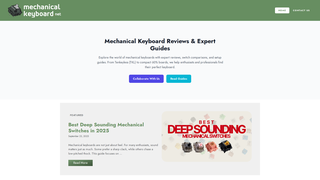 Thumbnail of mechanicalkeyboard.net