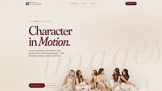 Screenshot of danceimageswest.com