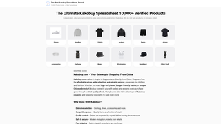 Thumbnail of kakobsheet.com