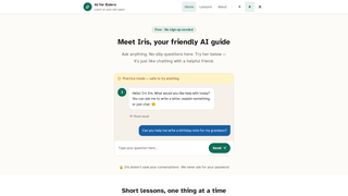Screenshot of aiforelders.net