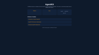 Thumbnail of agent-kit.org