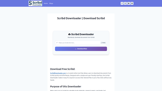 Thumbnail of scribdvdownloader.com