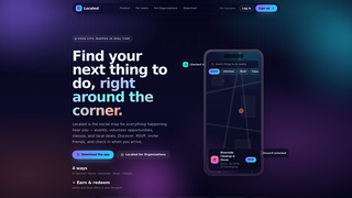 Screenshot of locatedapp.dev
