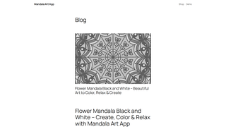 Thumbnail of mandala-art-app.com
