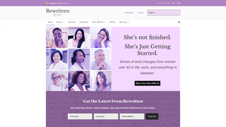 Screenshot of rewrittenbyher.com