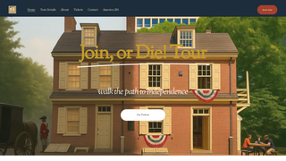 Screenshot of joinordietour.com