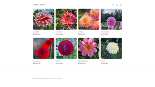 Thumbnail of trailsdahlias.com