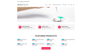 Thumbnail of diameyes.com