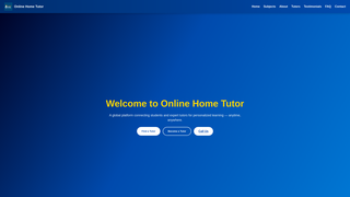 Thumbnail of onlinehometutor.com
