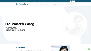 Thumbnail of drpaarthgarg.com