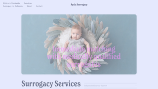 Thumbnail of ayalasurrogacy.com