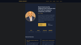 Screenshot of kondasecurity.com