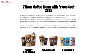 Thumbnail of 7brewmenuguide.com