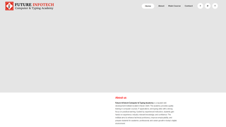 Screenshot of futureinfotechinstitute.com