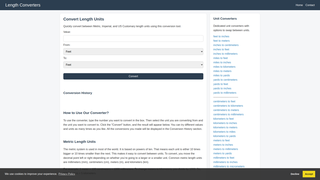 Thumbnail of lengthconverters.com