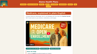 Thumbnail of alamohealthplans.com