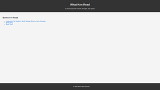 Thumbnail of what-ken-read.com