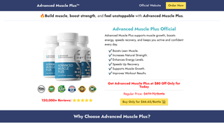 Thumbnail of advancedmusclepluss.com