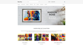 Thumbnail of marionroseart.com