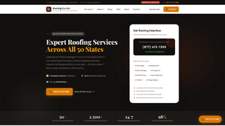 Screenshot of roofingcousa.com