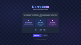 Screenshot of narragem.com