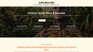 Screenshot of jemaafrica.net