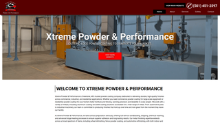 Screenshot of powdercoatinggreenbrier.com
