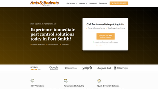 Thumbnail of antsrodentsfortsmith.com
