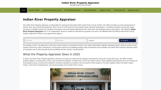Thumbnail of indianriverpropertyappraiser.org