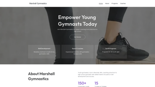 Thumbnail of marshallgymnastics.com