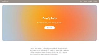 Thumbnail of zerofylabs.com