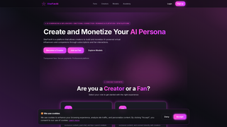 Screenshot of starfanai.com