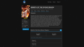 Thumbnail of rebirthofthedivinedemonmanga.com