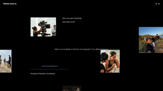 Screenshot of melanielimasan.com