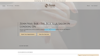 Thumbnail of zennnailbar.com
