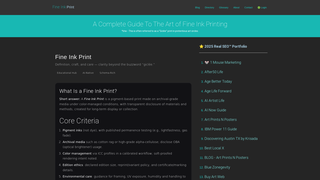 Thumbnail of fineinkprint.com
